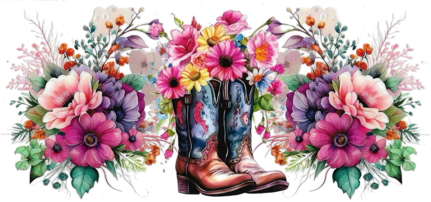 Floral Boots Design