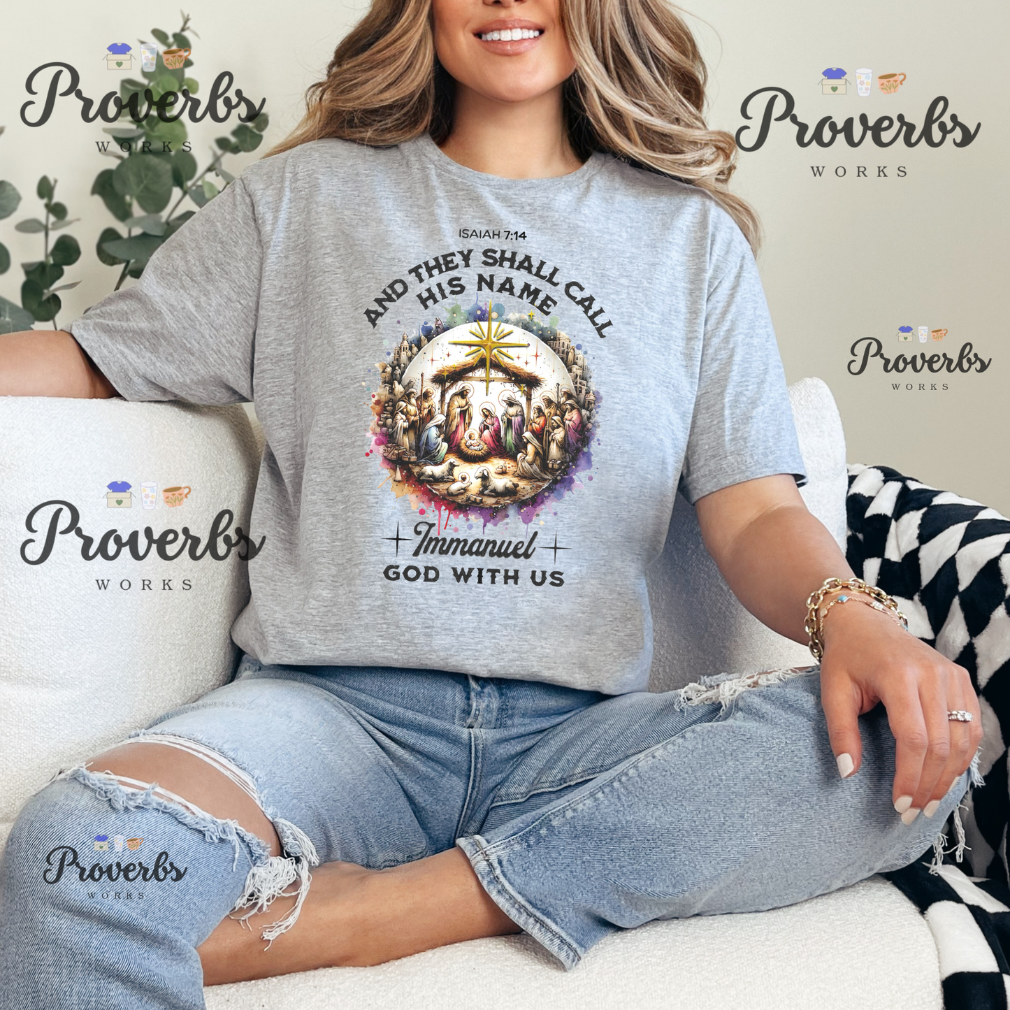 Immanuel God with Us T-Shirt