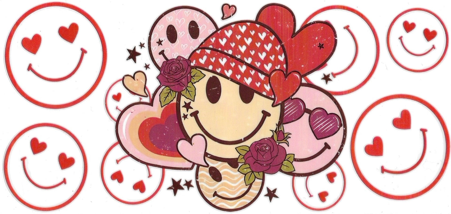 Red Smiley Lover Design