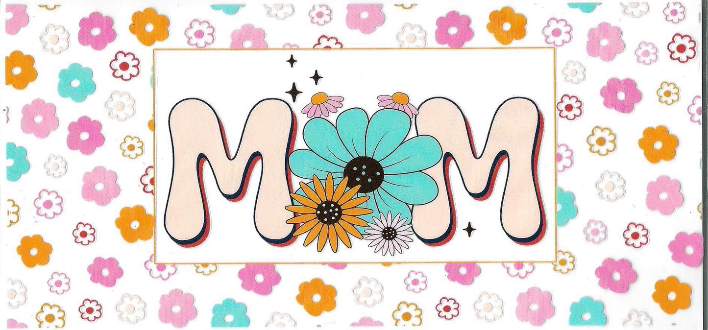 Retro Flowers Mom Design