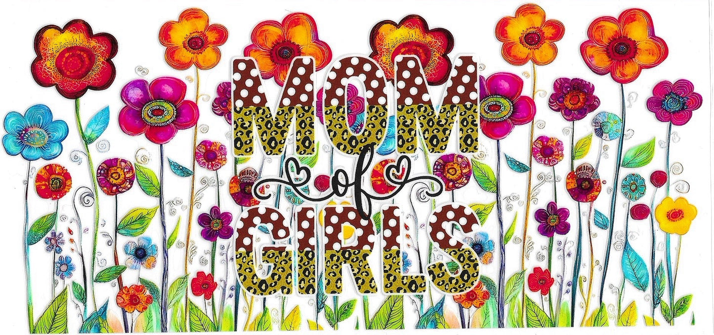 Flowers Mom of Girls Design