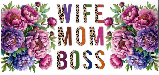 Wife Mom Boss Design