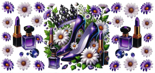 Purple Glam Fashion Design