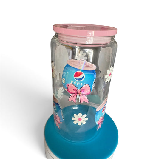 Coquette Pepsi Glass Cup