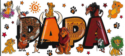 Papa Lion King Design
