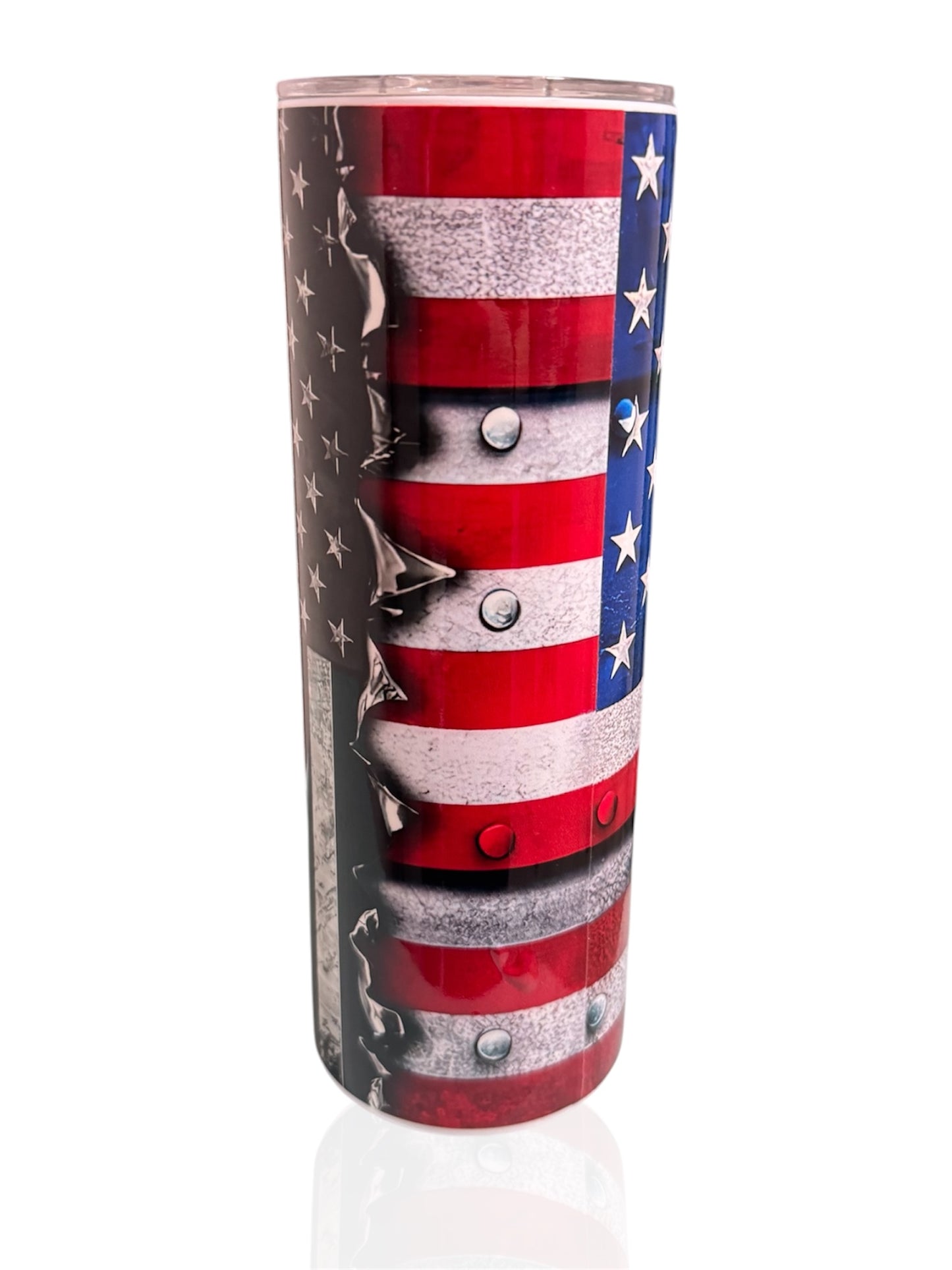 USA Flag Patriotic Tumbler