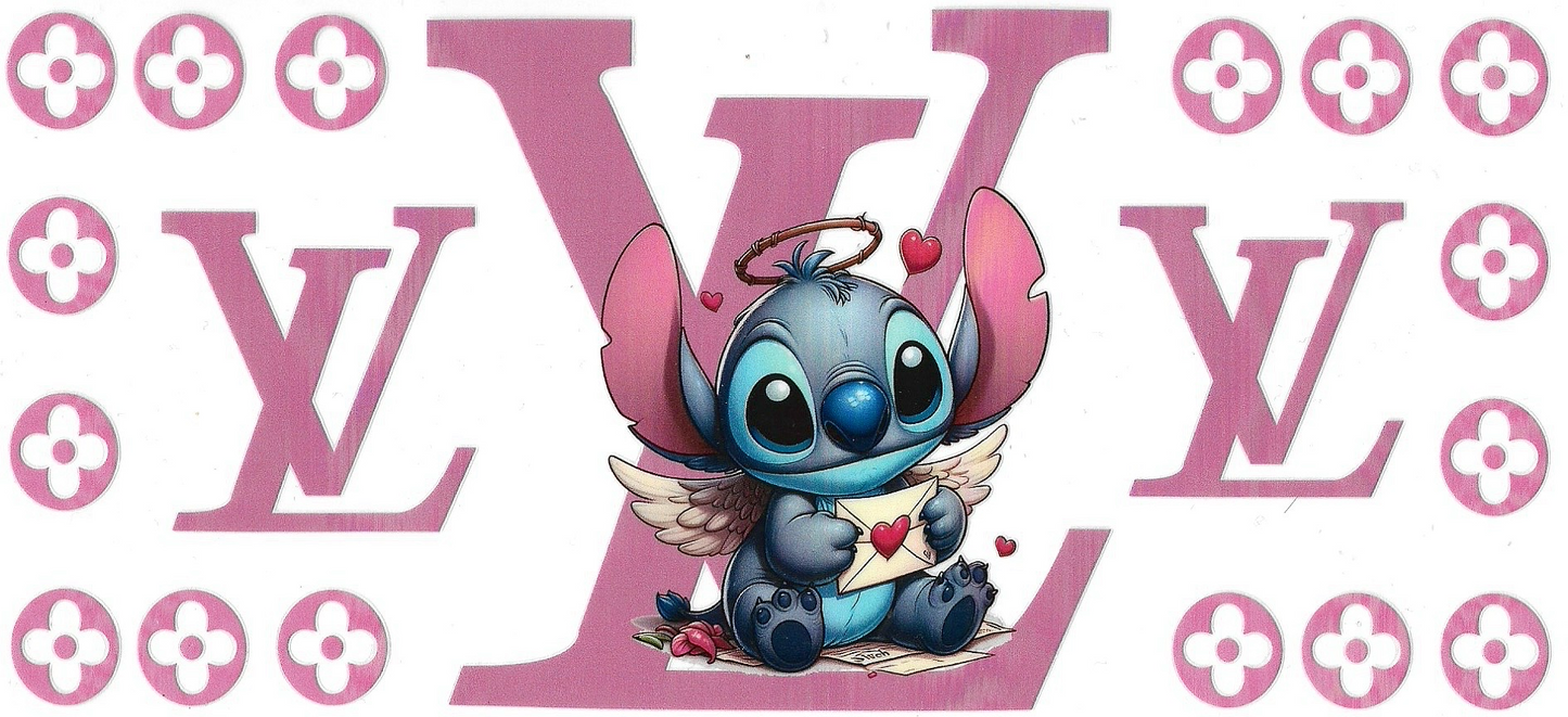 Cupid Heart Letter Design