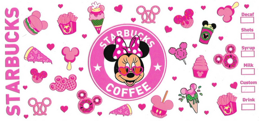 Pink Sweets Minnie Valentines Design