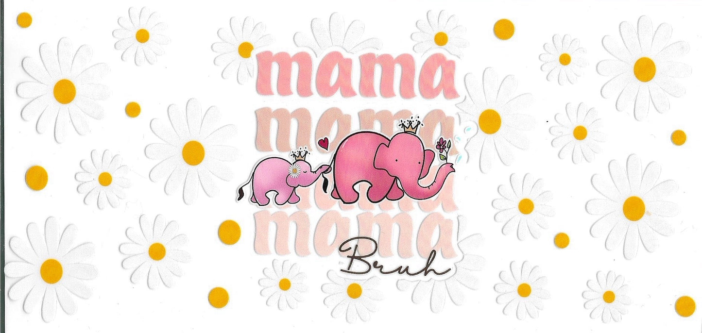 Mama Bruh Daisies Design