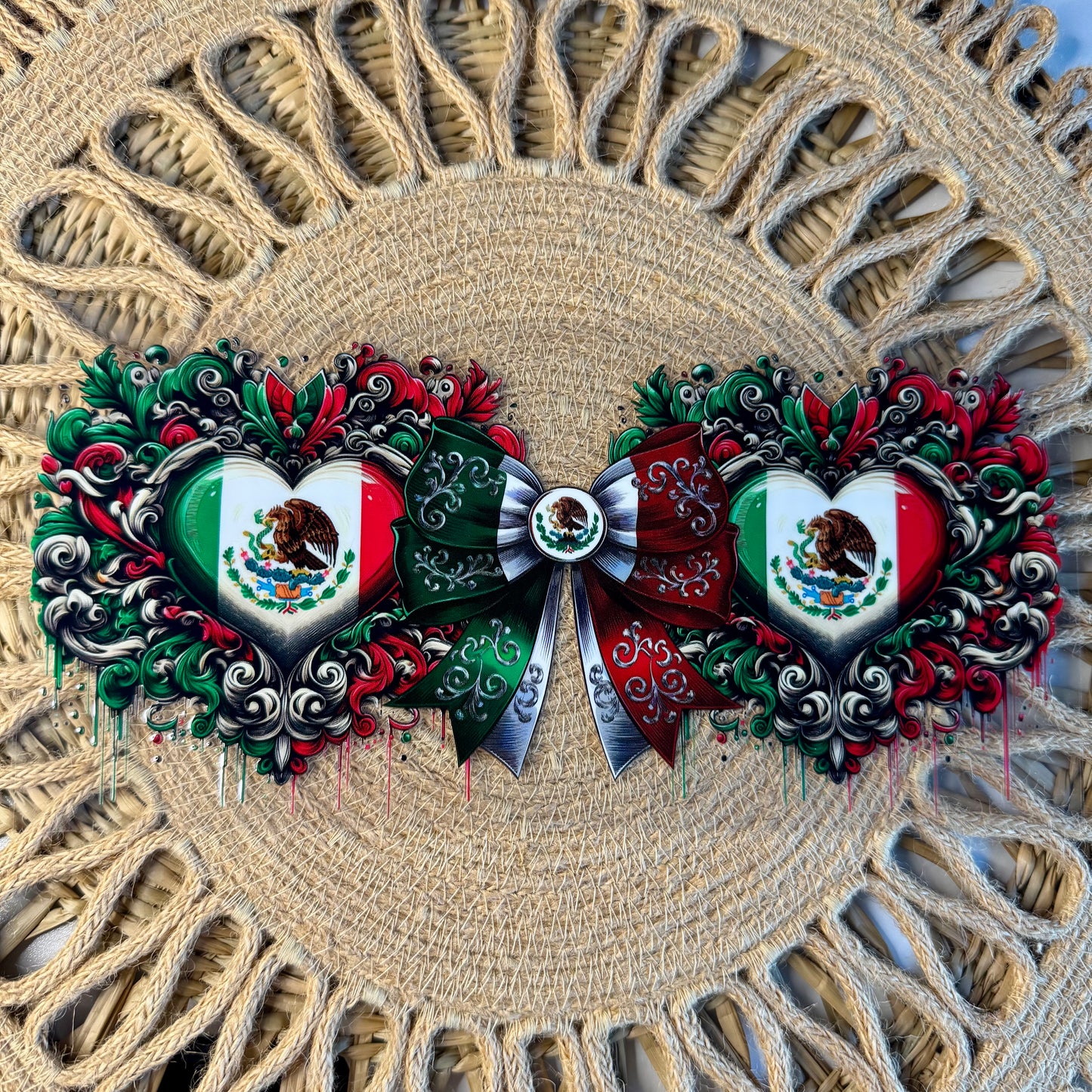 Mexico Heart Bow Design
