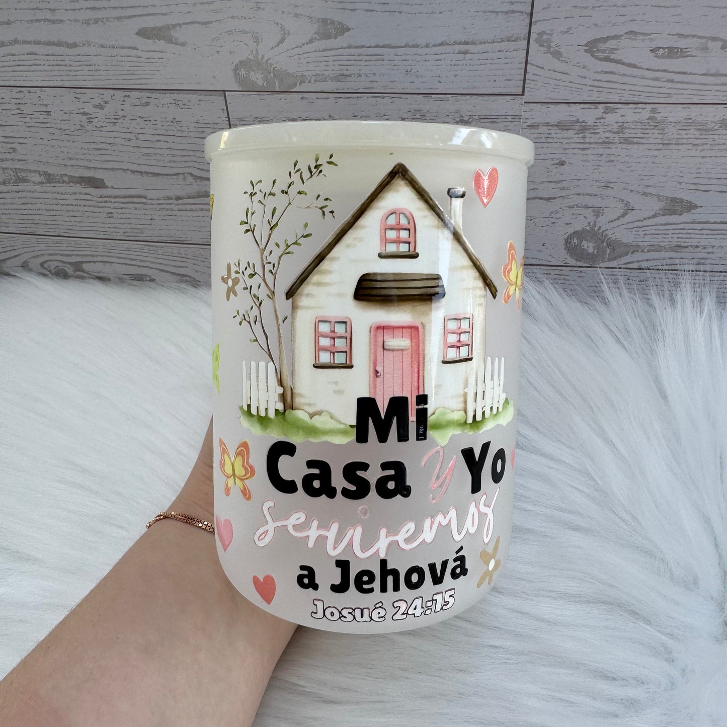 Joshua 24:15 Frosted Mug