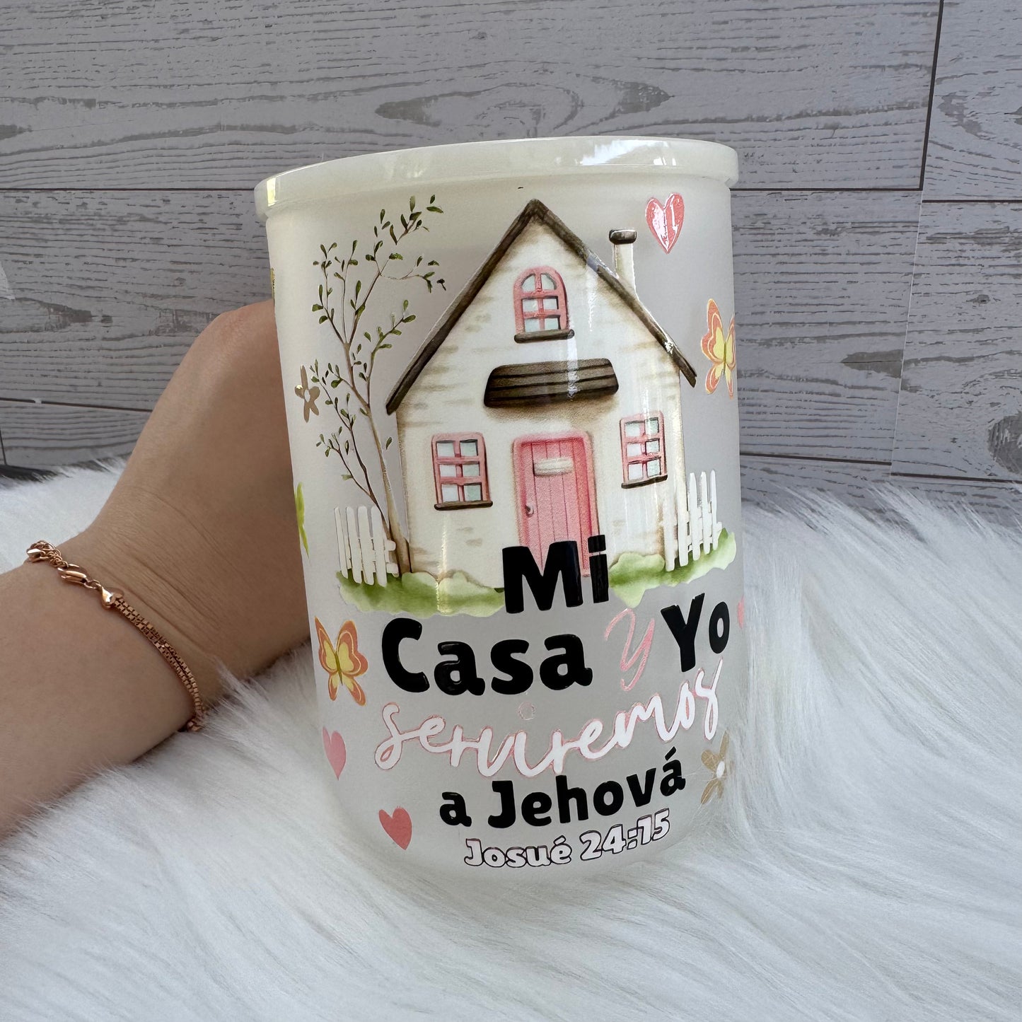 Joshua 24:15 Frosted Mug