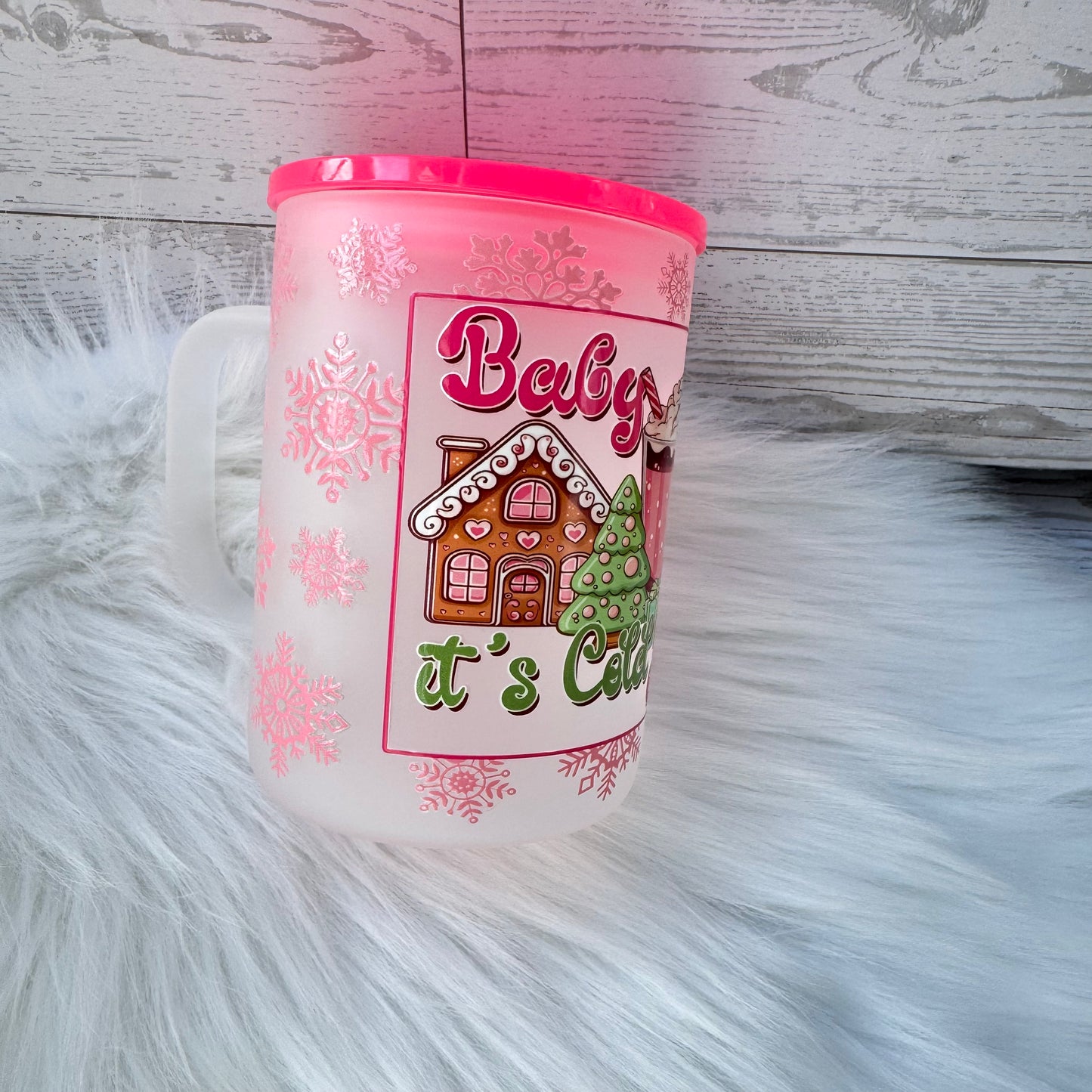 Baby it’s Cold Outside Frosted Mug
