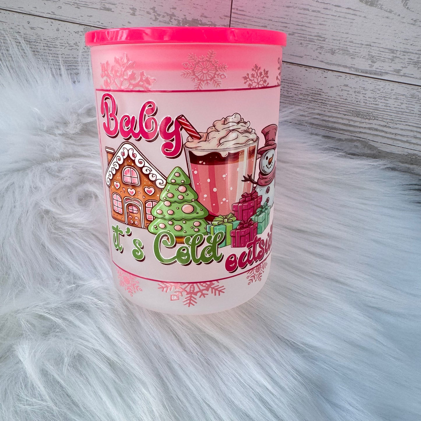Baby it’s Cold Outside Frosted Mug