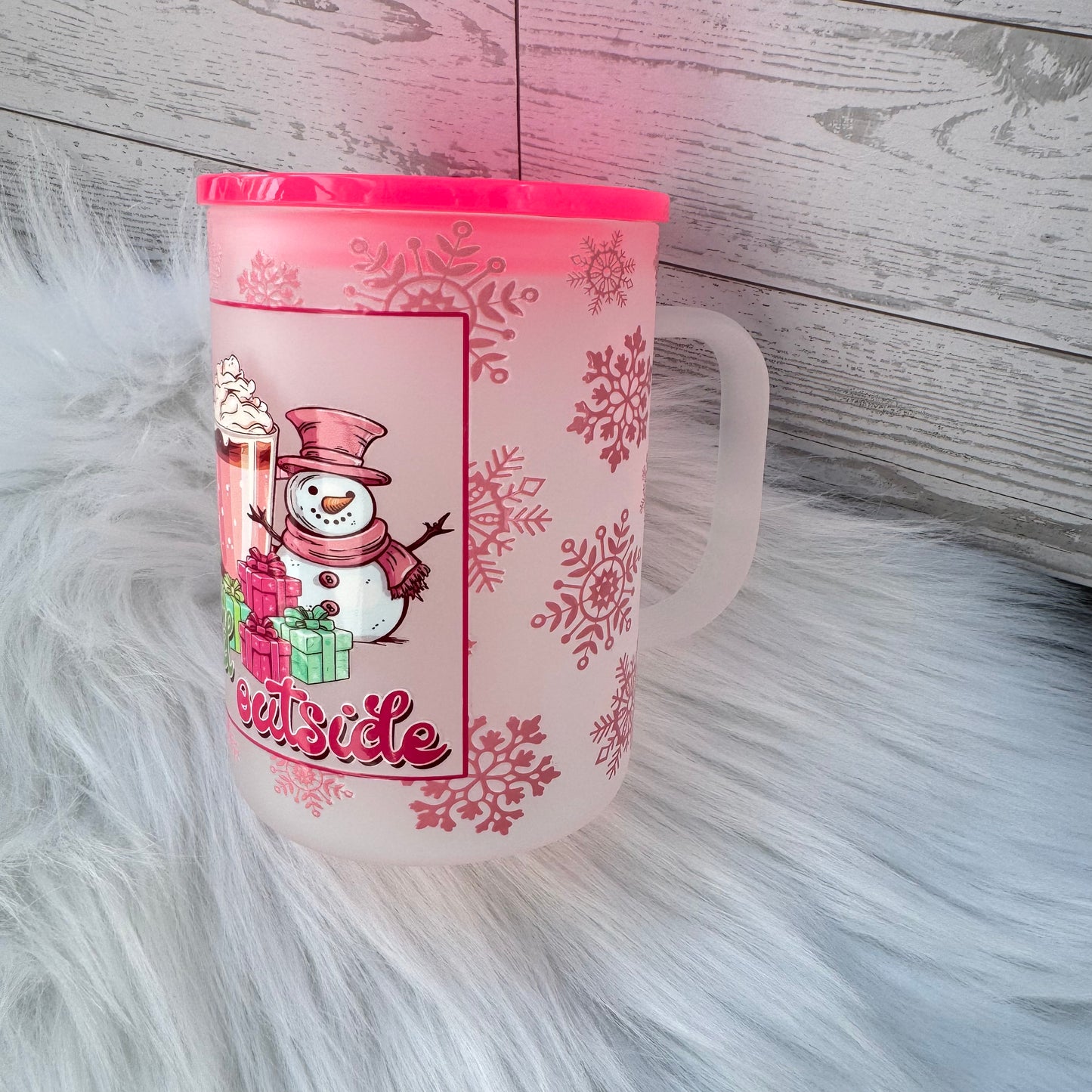 Baby it’s Cold Outside Frosted Mug