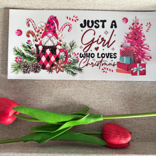 Just a Girl Who Loves Christmas Design