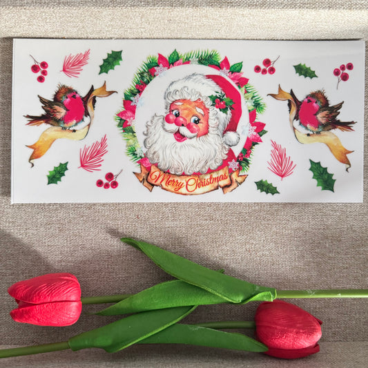 Classic Santa and Robins Design