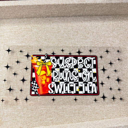 Suspect Runs on Sweet Tea Design