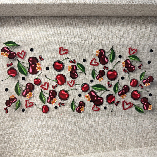 Sweet Cherries Hearts Design