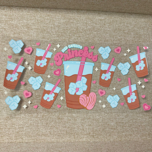 Iced Cafecito Princess Design