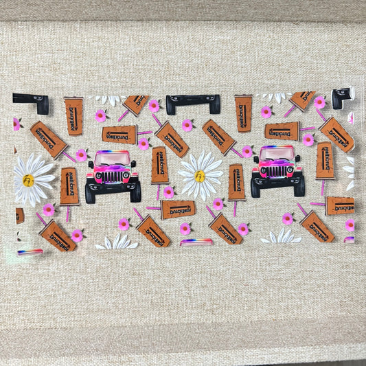 DutchBros Floral Jeep Design