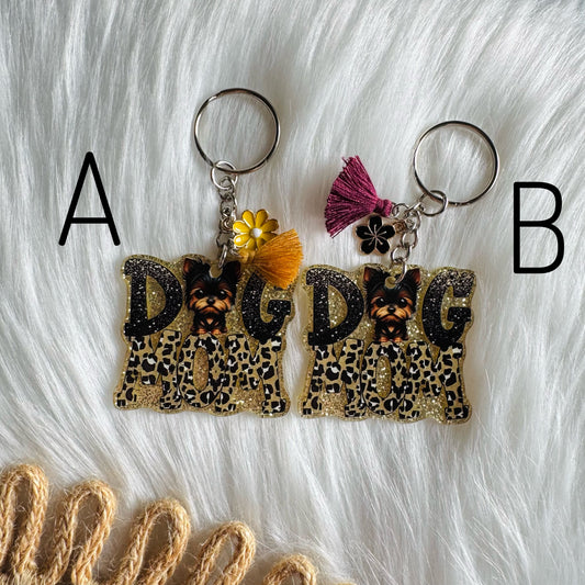 Dog Mom Keychain
