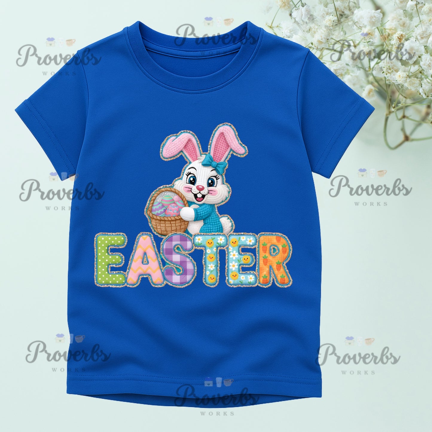 Easter Blue Bunny T-Shirt