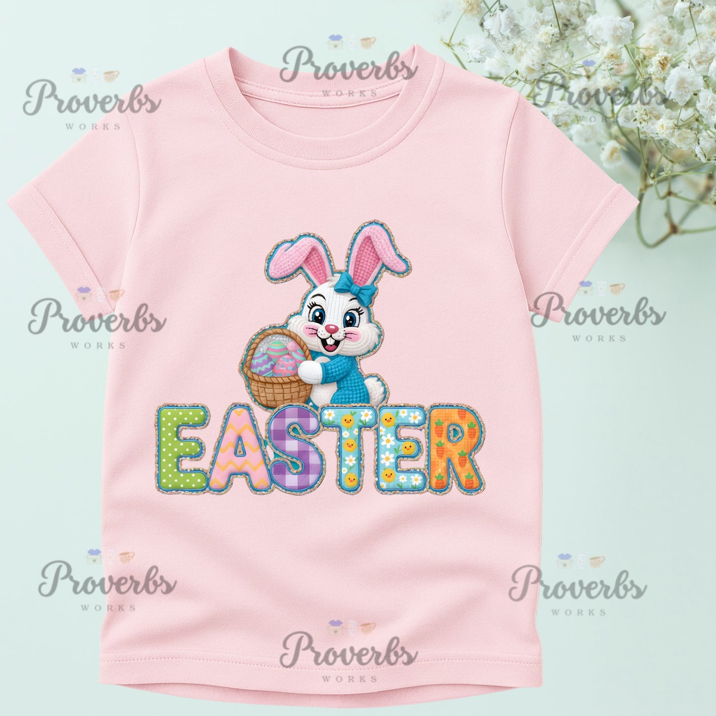 Easter Blue Bunny T-Shirt