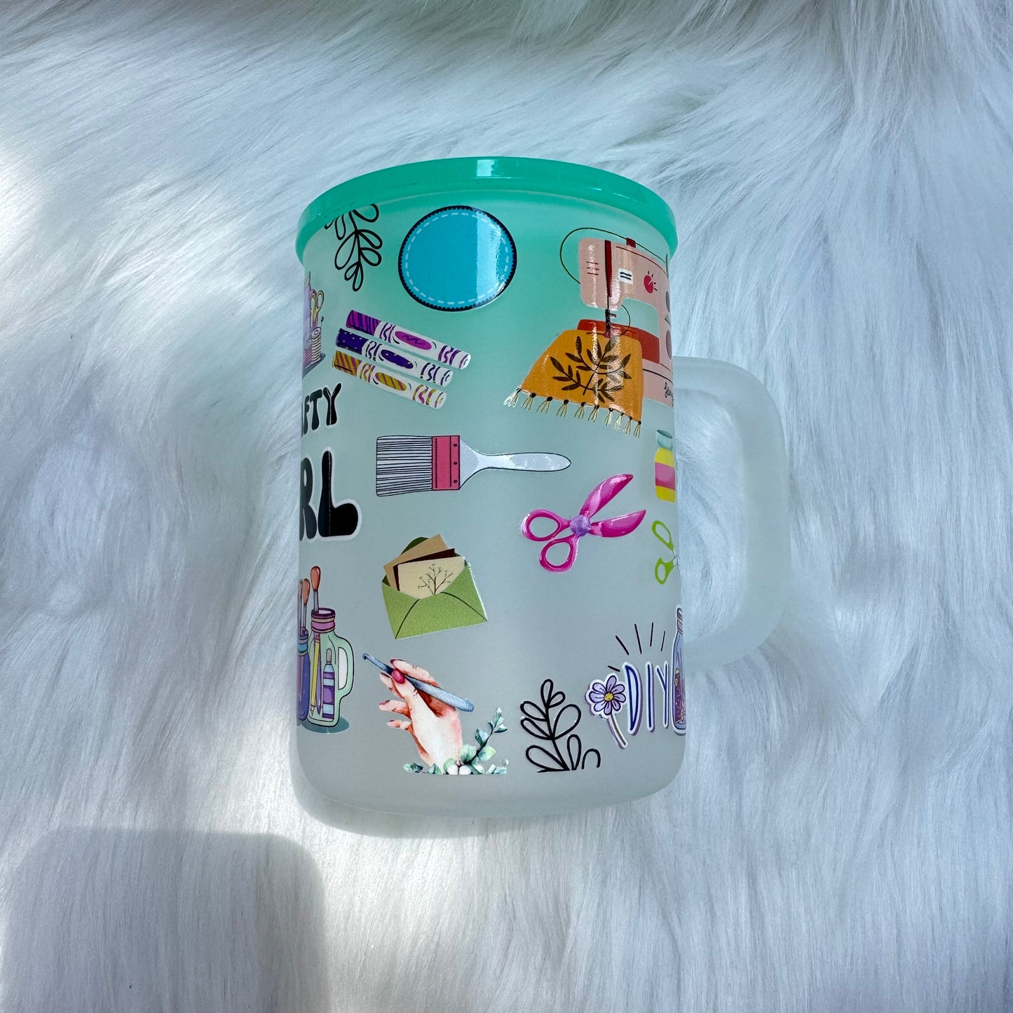 Crafty Girl Frosted Mug