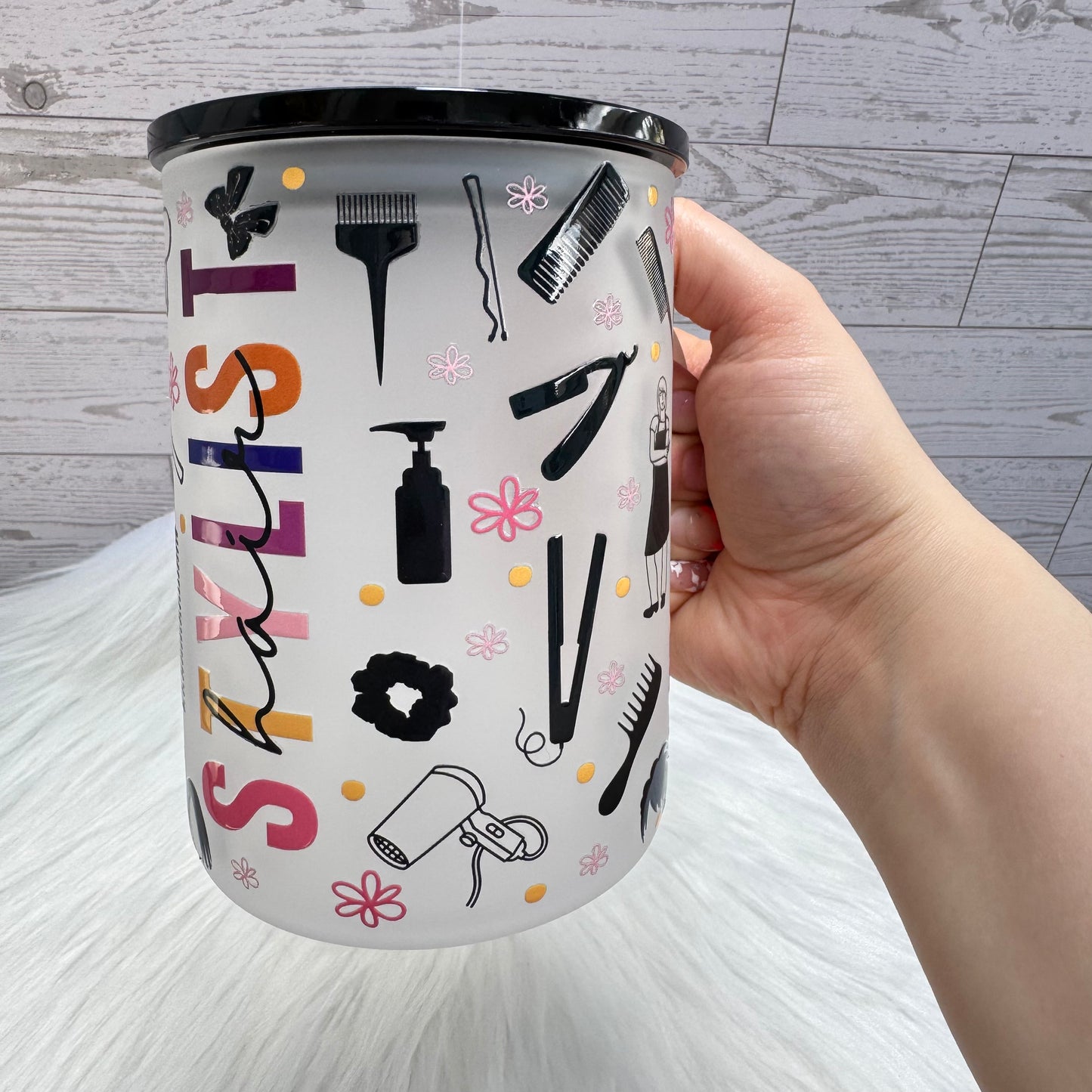 Hair Stylist Frosted Mug