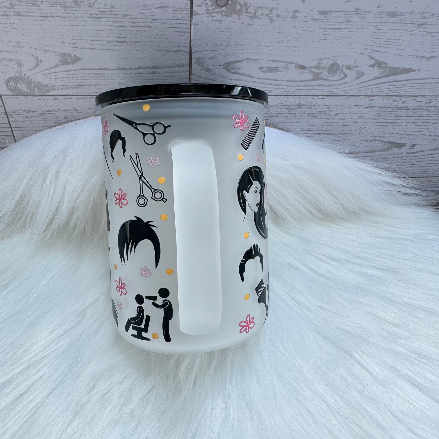 Hair Stylist Frosted Mug