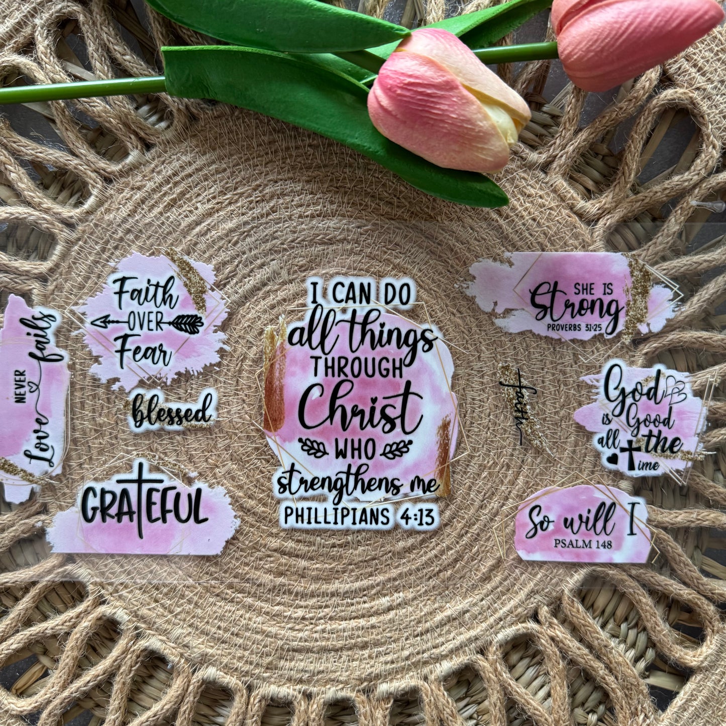 I Can do all Things Through Christ Faith Design