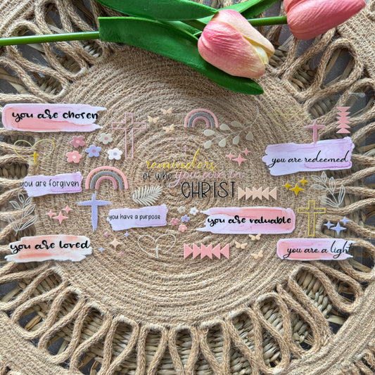 Who You Are in Christ Faith Design