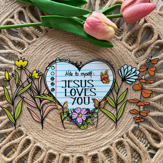 Jesus Loves You Faith Design