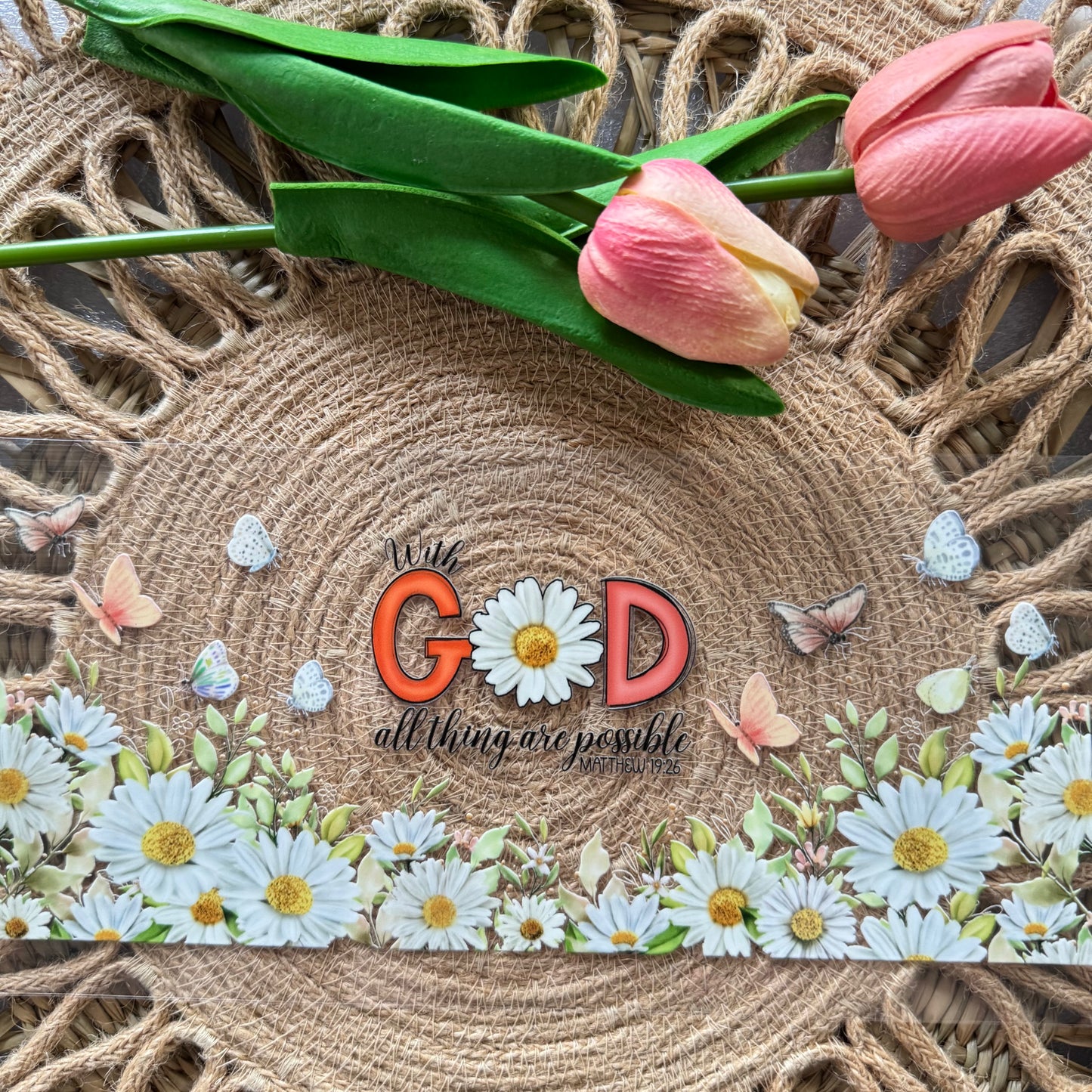 With God all Things Possible Faith Design