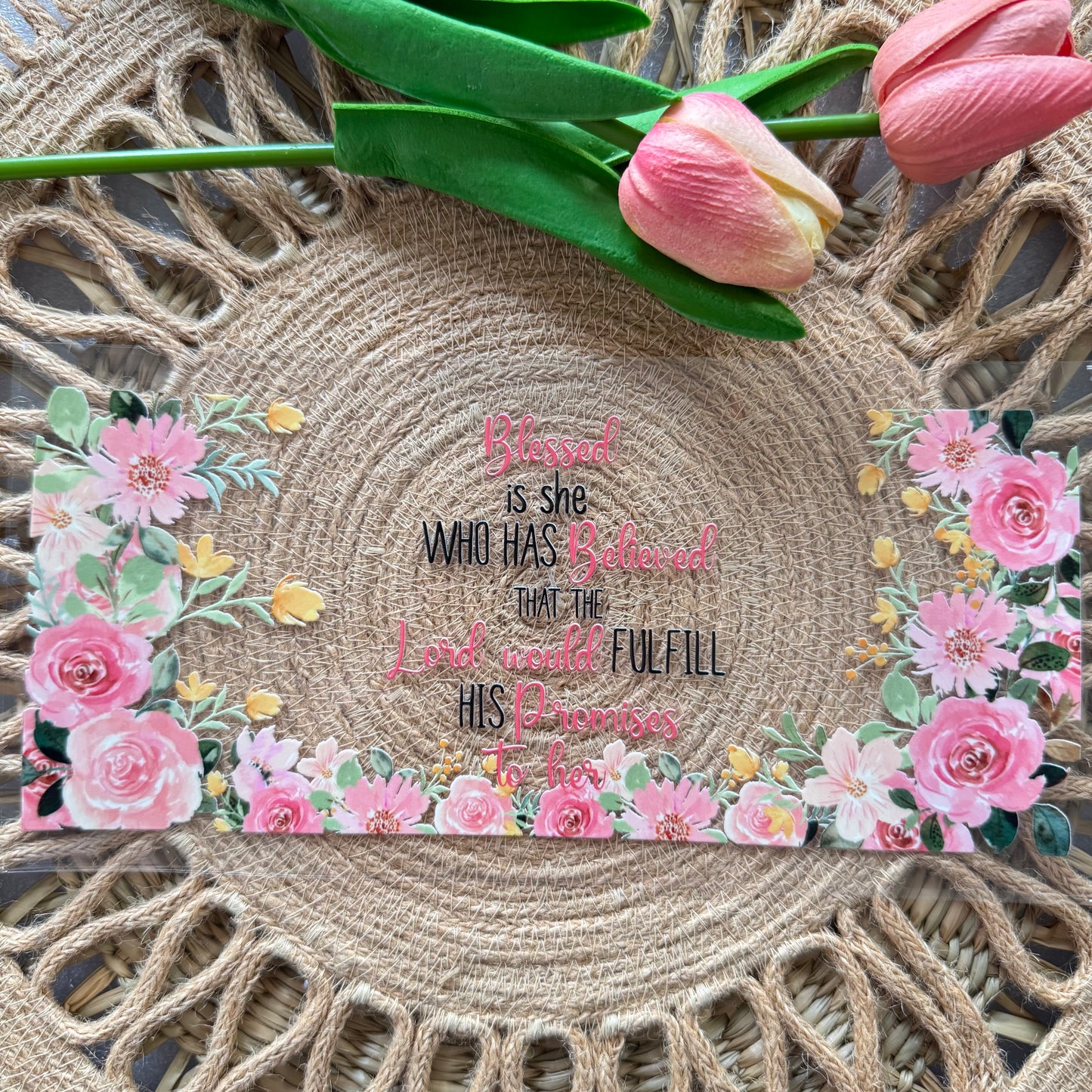 Blessed is She Faith Design