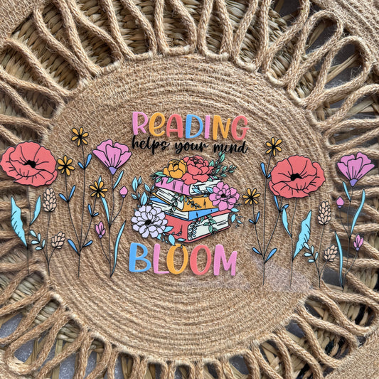 Reading Helps Mind Bloom Design