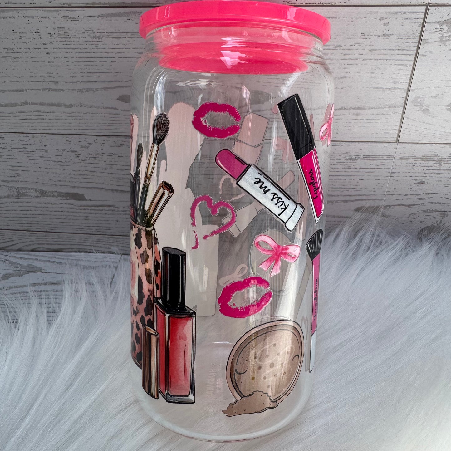 Makeup Lover Glass Cup