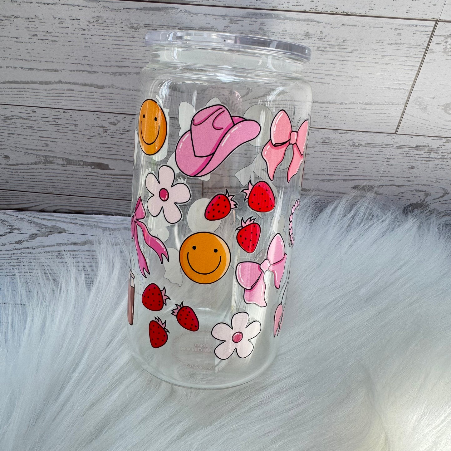 I'm Just a Girl Glass Cup