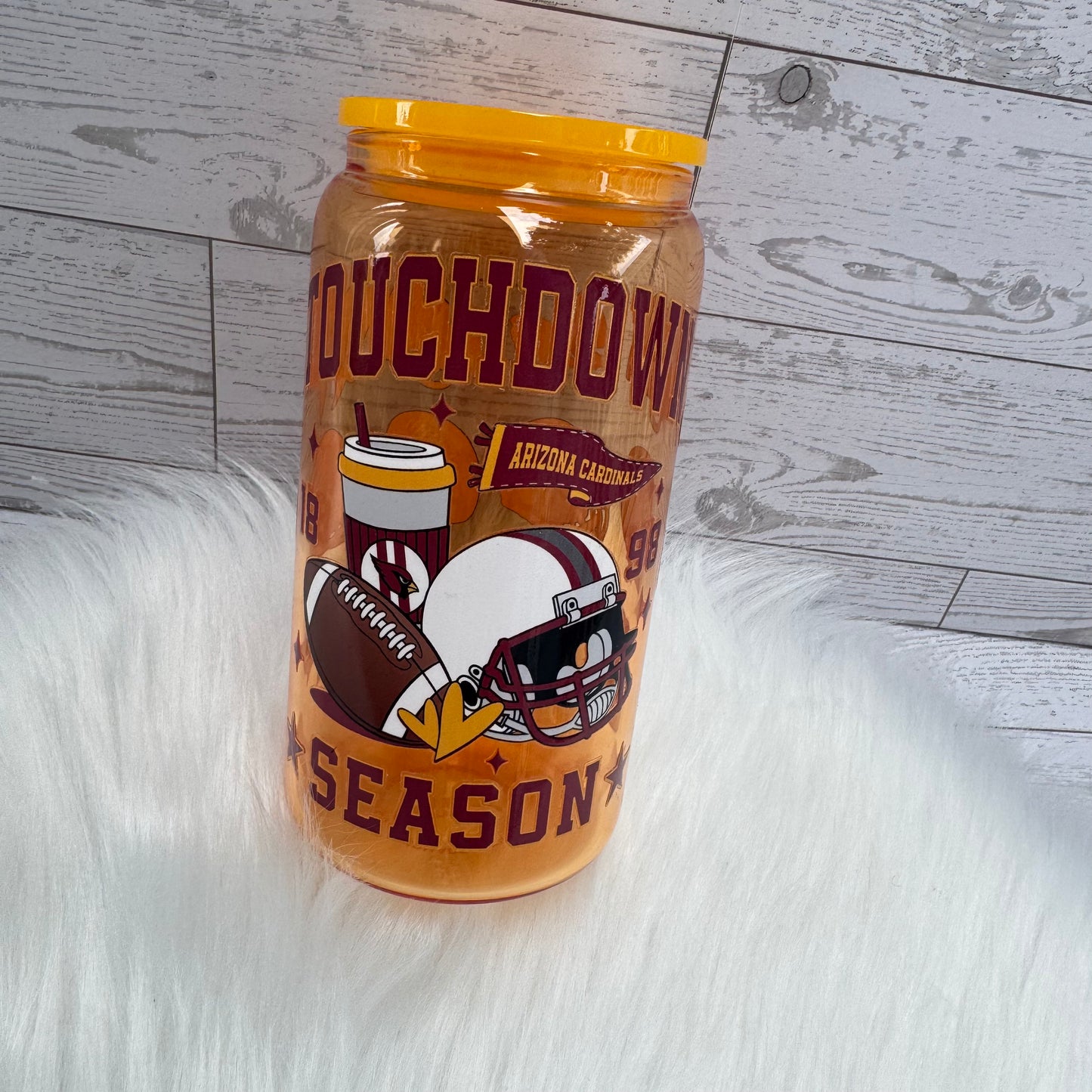 Touchdown Season Glass Cup