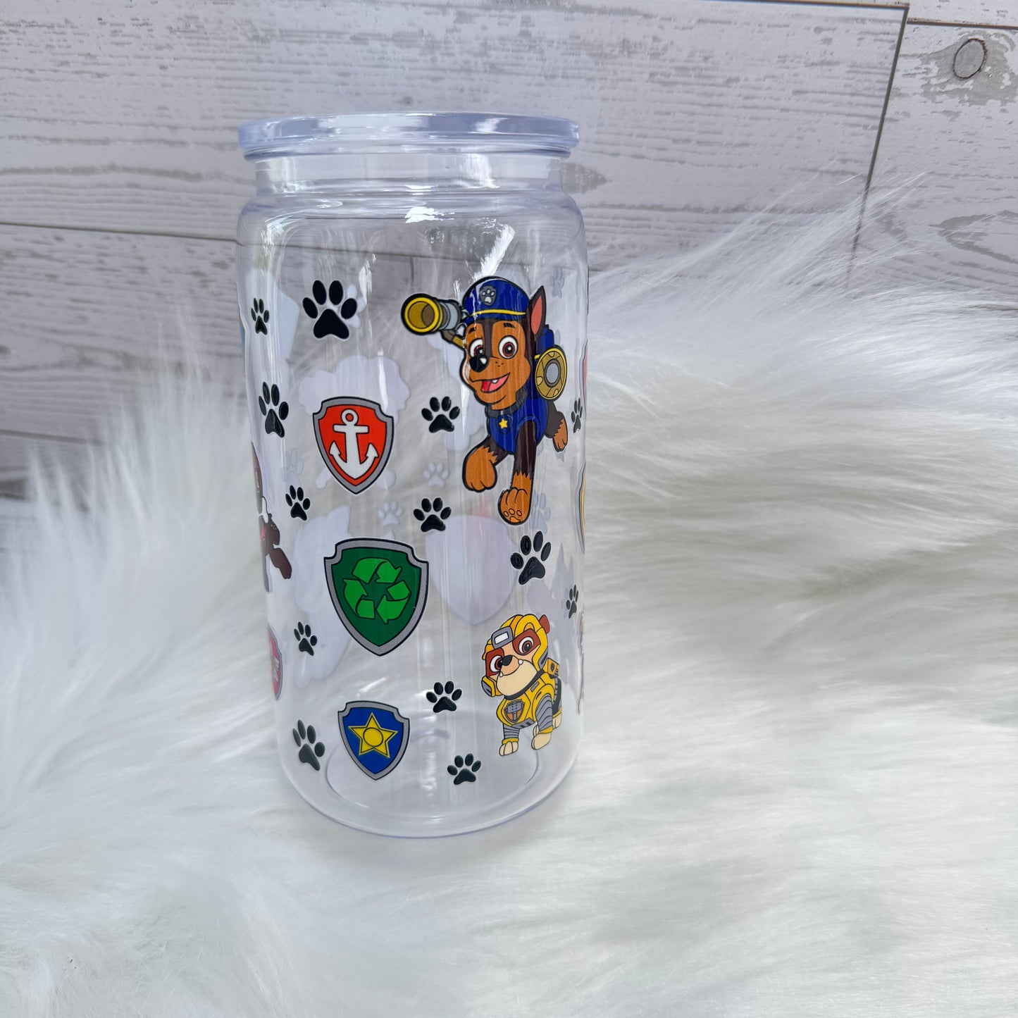Paw Puppies Acrylic Cup