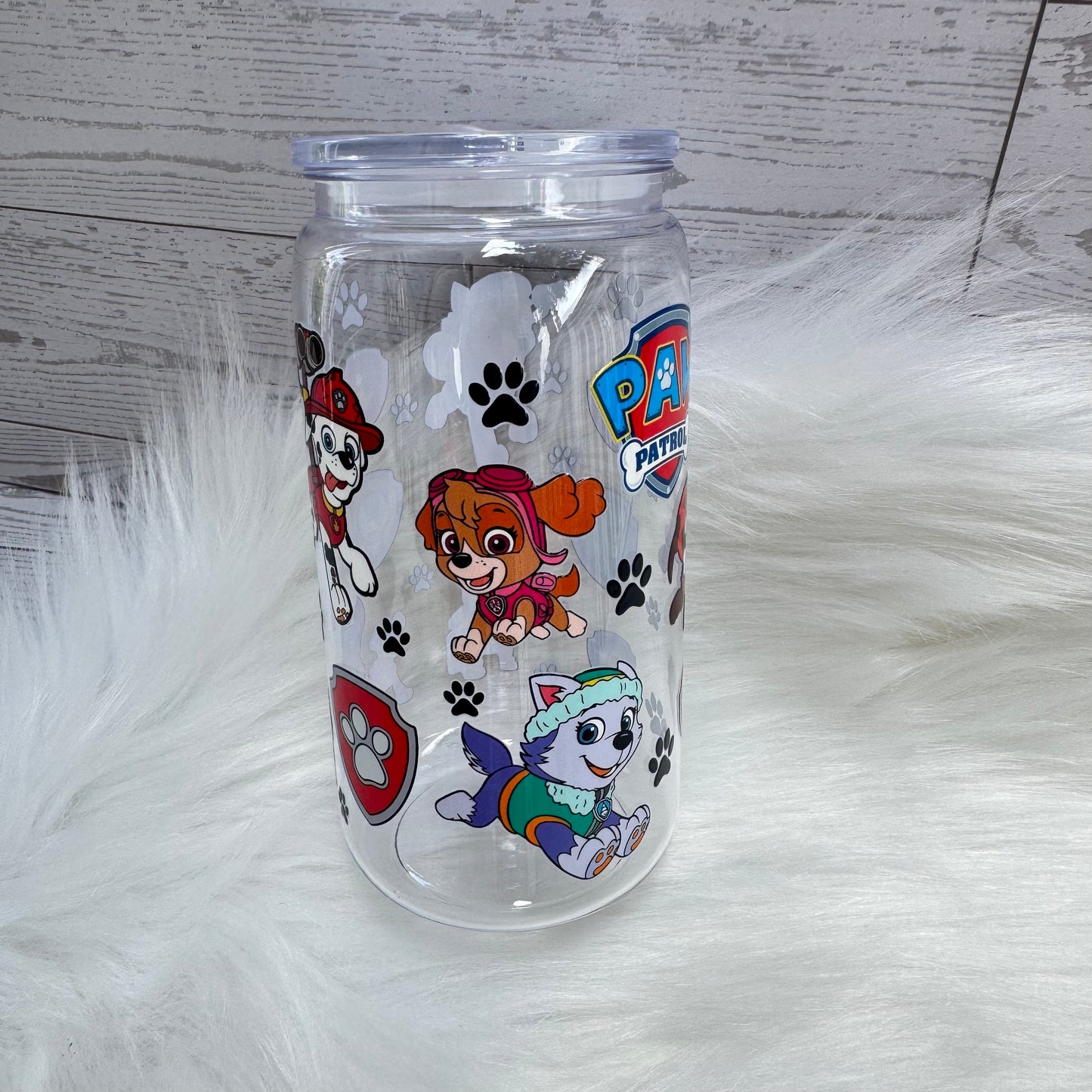 Paw Puppies Acrylic Cup