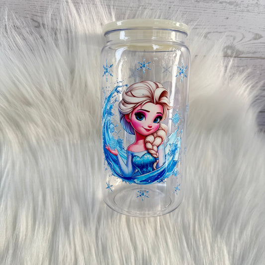Snowflake Princess Acrylic Cup