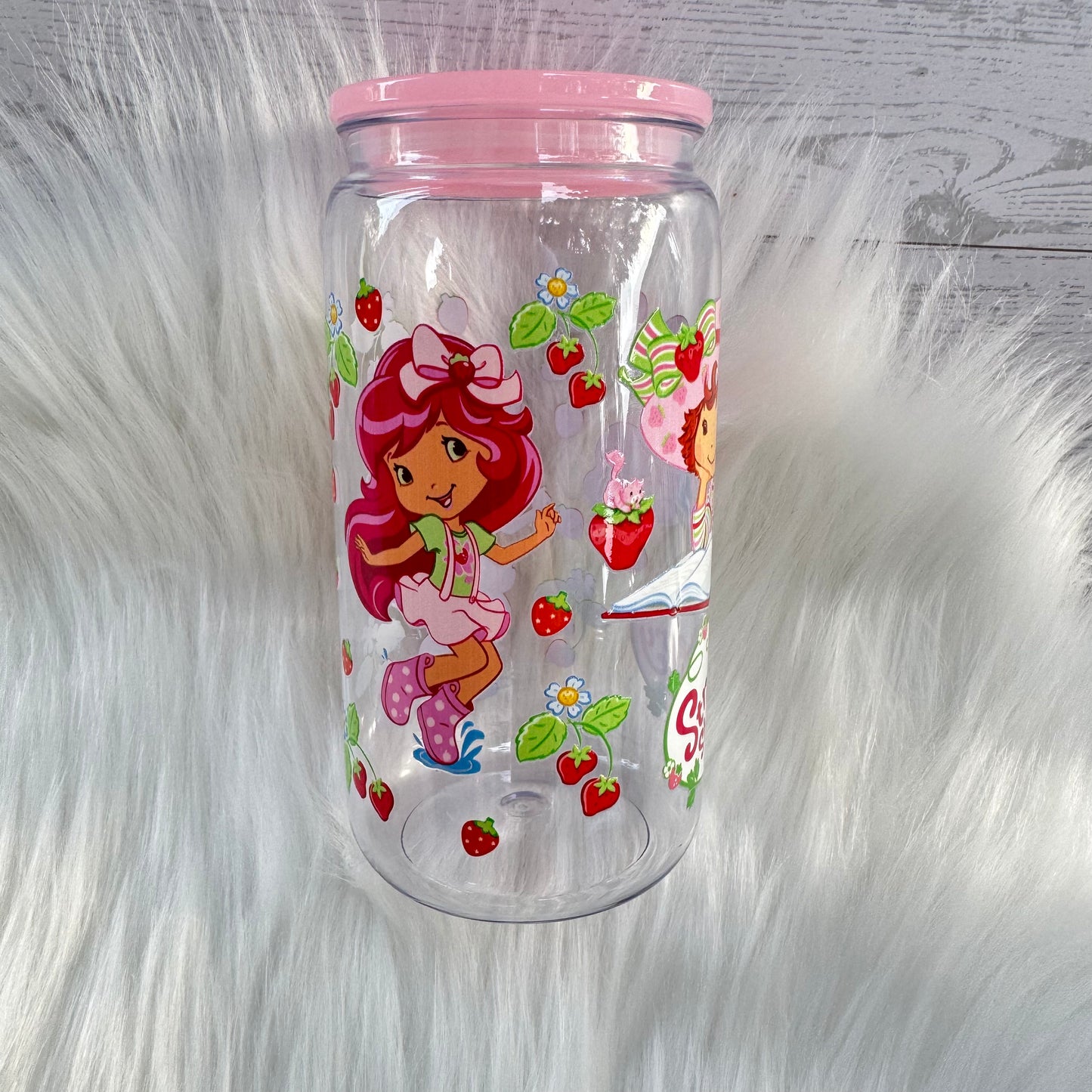 Strawberry Girl Acrylic Cup