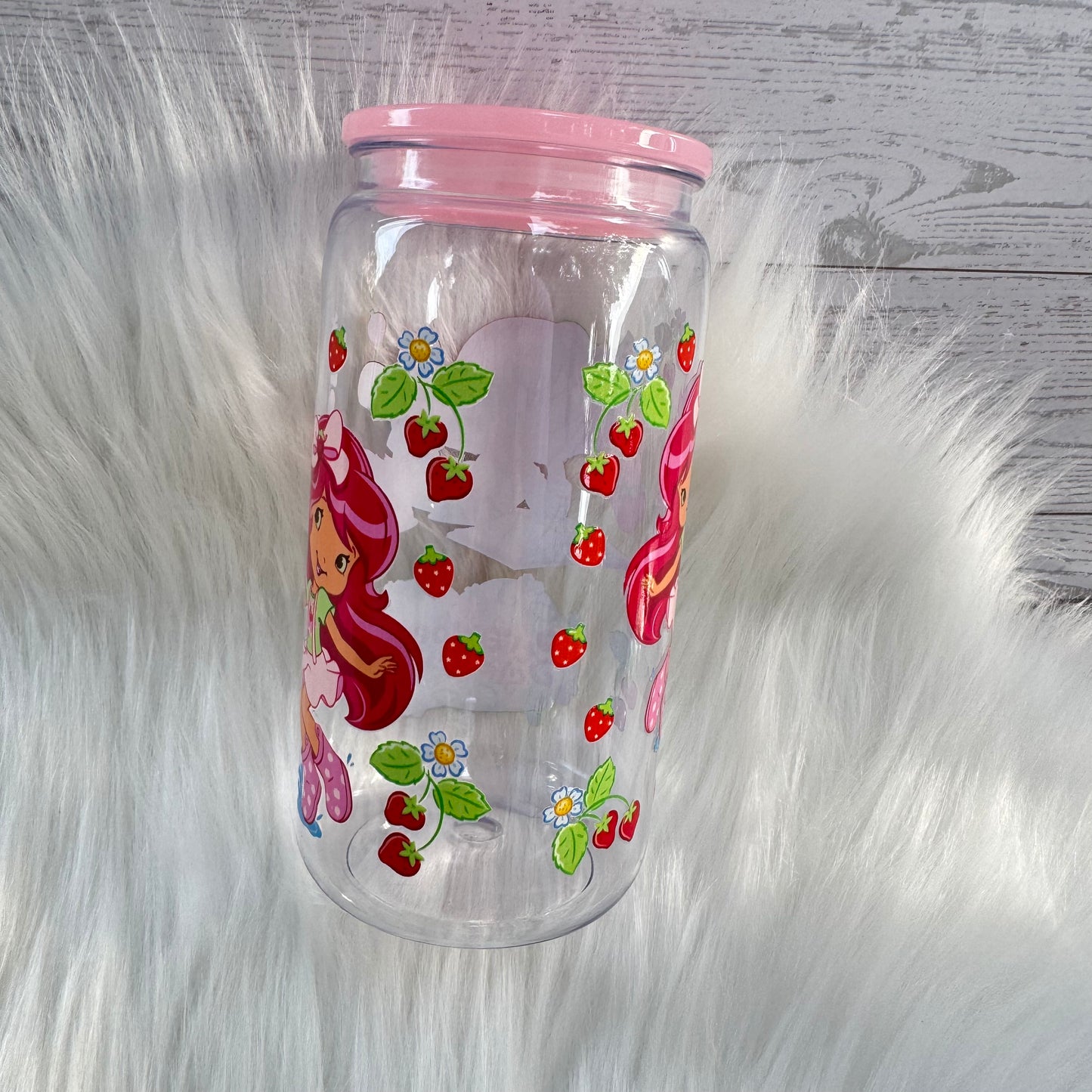 Strawberry Girl Acrylic Cup