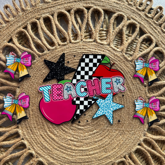 Multi-colored Teacher Design