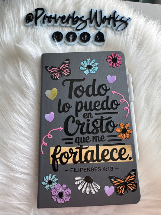 Todo lo puedo en Cristo A5 Notebook