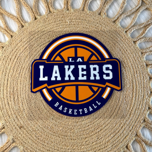 Lakers Basketball Decal