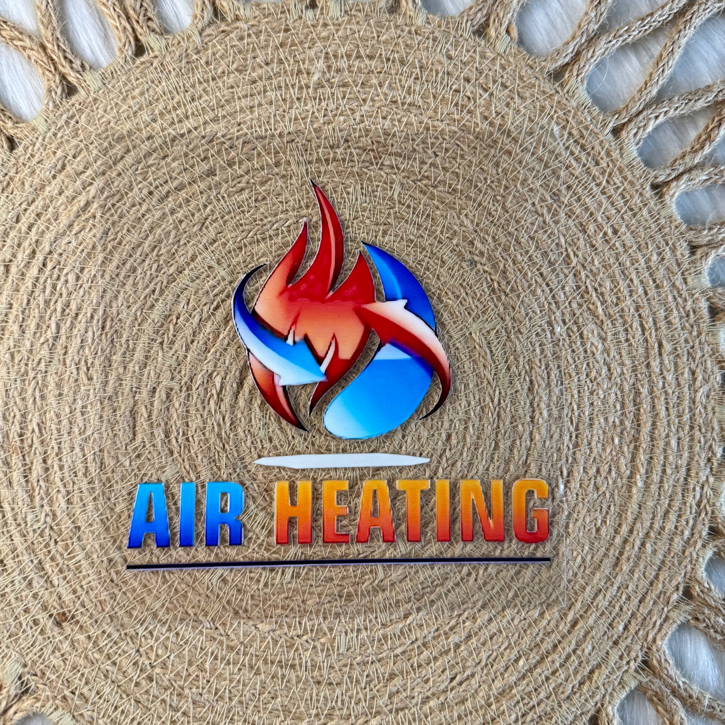 Air Heating Decal