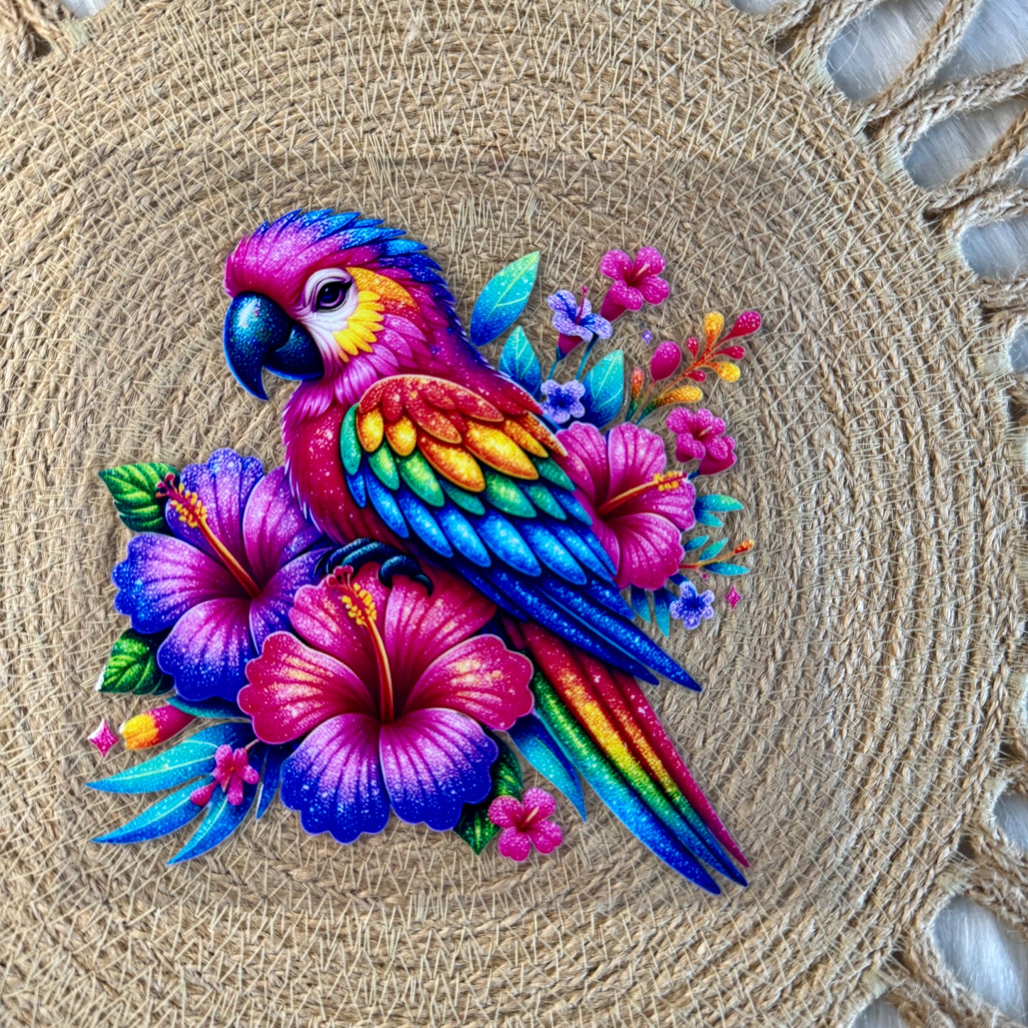 Tropical Parrot Decal